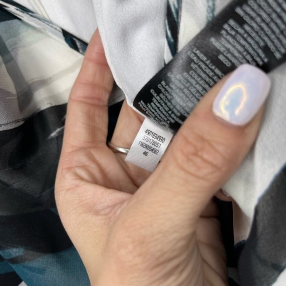 White House Black Market | Printed Trapeze Dress | Exotic Print | NWT | 2 - Picture 11 of 11